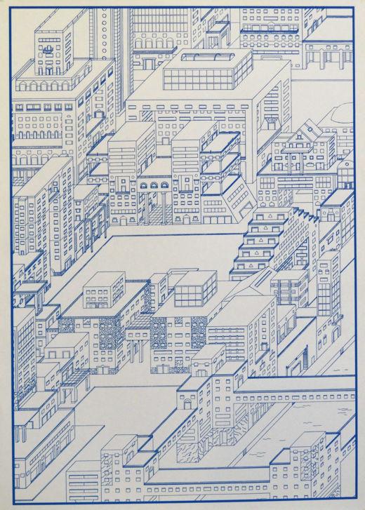 Nathalie Du Pasquier, Città, 1984, Courtesy die Künstlerin und Exile Gallery, Berlin