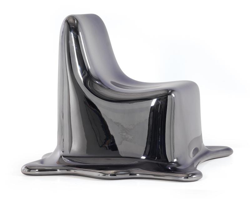 Lot 9 Melting Chair, Entwurf Philipp Aduatz 2011, Nummer 6/12, produziert 2014  Schätzwert € 8.000 - 11.000