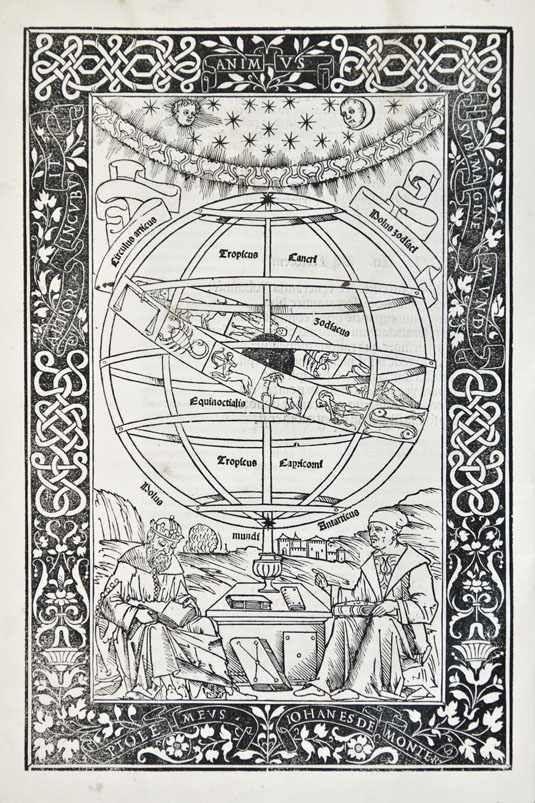 Astronomie.- Regiomontanus (d.i. Johannes Müller aus Königsberg in Franken; 1436 - 1476). Epytoma in almagestum Ptolemaei. Venedig, Johann Hamann von Landau, 31. August 1496. 107 nn. Blätter...  Schätzpreis:	40.000 EUR