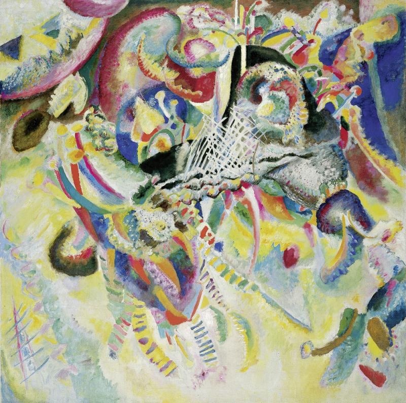 Wassily Kandinsky Fuga, 1914 Öl auf Leinwand, 129,5 x 129,5 cm Fondation Beyeler, Riehen/Basel, Sammlung Beyeler Foto: Robert Bayer, Basel  Druckbare Bildgrösse ca.: 25 x 25 cm