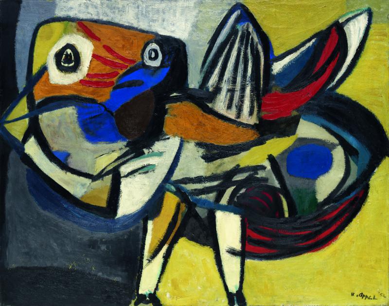 Karel Appel Tigerbird | 1952 Öl/Lw | 116 x 147cm Ergebnis: 409.600 Euro