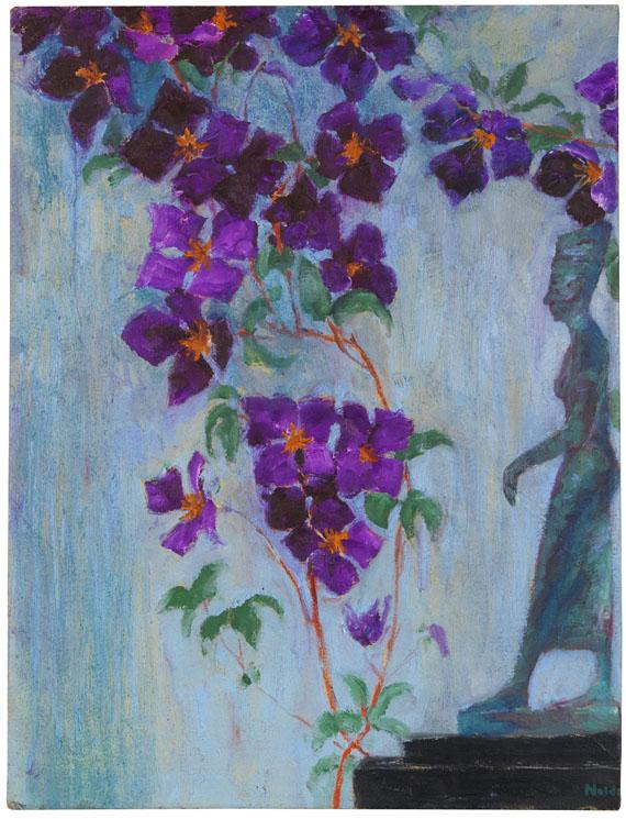 € 725.000* Aufruf: € 500.000                              Los 226: Emil Nolde – Figur und Clematis