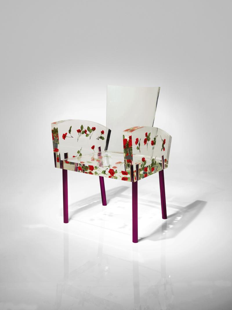 Shiro Kuramata, "Miss Blanche" Chair, designed in 1988, $384,500