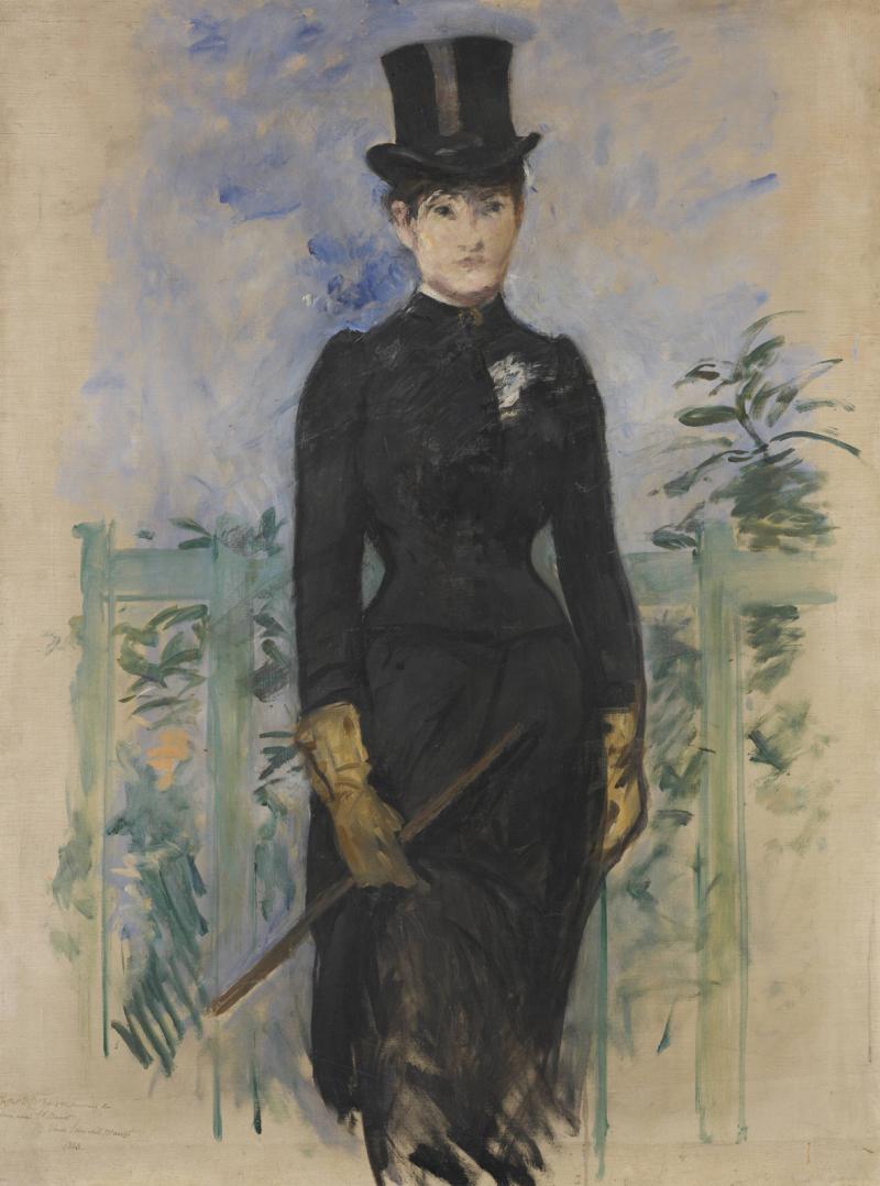 Édouard Manet, Amazone (Die Amazone), 1883, Öl auf Leinwand, 114 x 86 cm, Hahnloser/Jaeggli Stiftung Winterthur, Foto: Reto Pedrini, Zürich