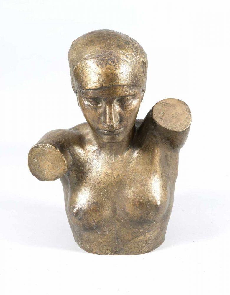 Ludwig Kasper (1893-1945), österreichischer Bildhauer, Halbfigur der "Sitzende(n) I", Bronze, 1936, Mindestpreis:	9.000 EUR