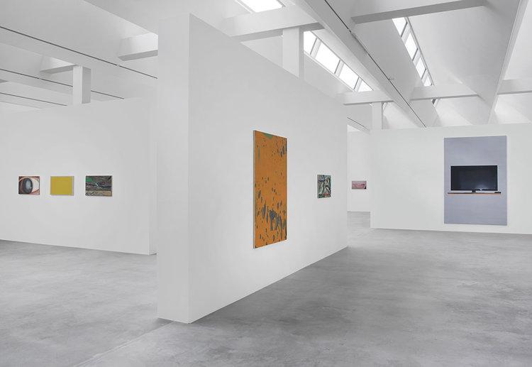 Eberhard Havekost, Inhalt, Ausstellungsansicht, Maschinenhaus M2, Foto: Jens Ziehe, 2016