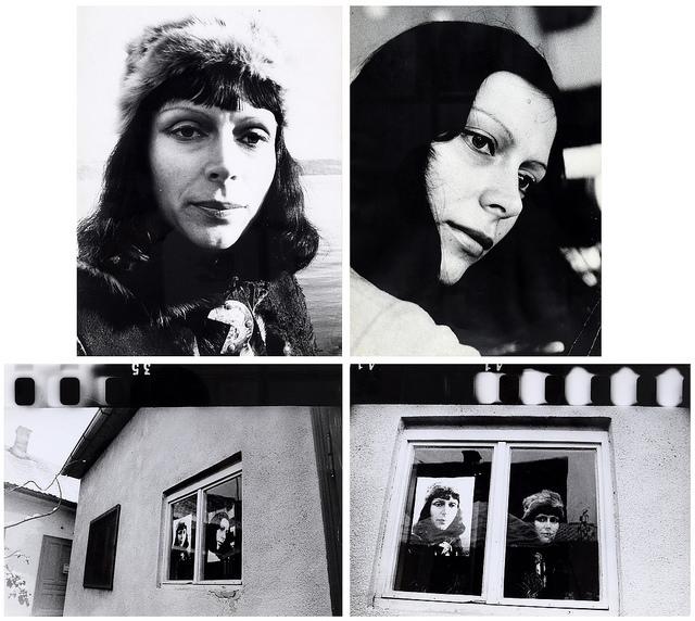 Katalin Ladik, Pseudo Prisutnost, 1974, courtesy acb Gallery  Katalin Ladik Pseudo Prisutnost, 1974 Silver gelatin print, 4 pieces 40 x 30 cm and 30 x 40 cm Courtesy acb Gallery