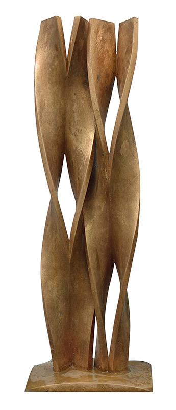 Josef Colz (geb. 1952) „Paar“ Bronze, Höhe 84 cm   Zur Verfügung gestellt von: Galerie Augustin