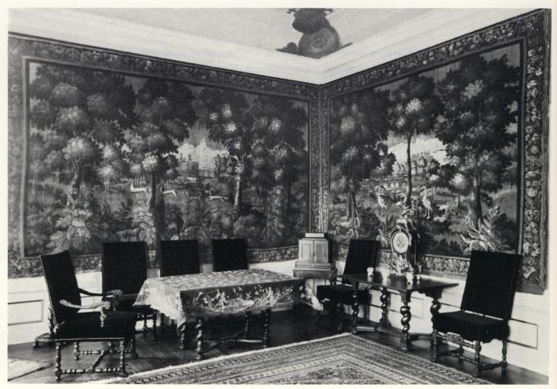 Tapisserien in der Königswohnung im ostpreußischen Schloss Schlobitten, 1936 © SPSG