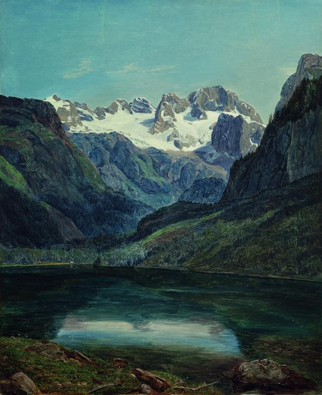 Ferdinand Georg Waldmüller, Dachstein mit Gosausee, 1834 © Leopold Museum Vienna