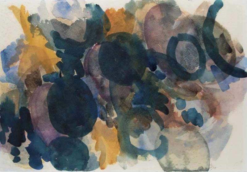 Ernst Wilhelm Nay 1902 Berlin - 1968 Köln, Aquarell auf festem Velin; Schätzpreis:	32.000 - 34.000 EUR