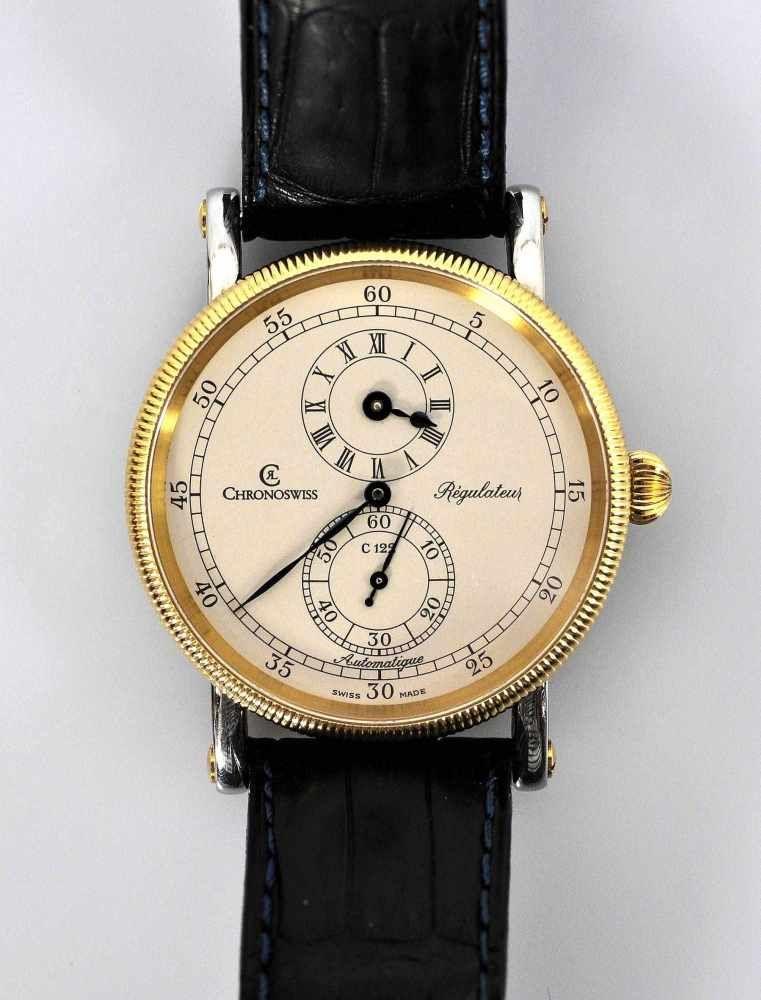 ARMBANDUHR Chronoswiss, Grand Regulator, Handaufzug, rundes Gehäuse in Edelstahl/Gold... Mindestpreis:	1.400 EUR