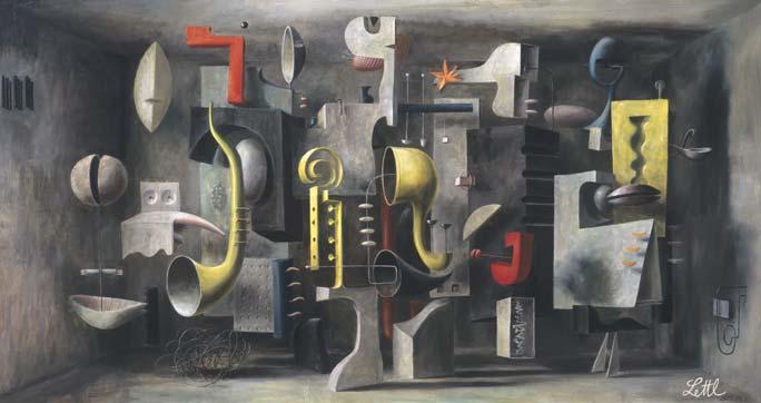 Wolfgang Lettl - Phon (1968), 87x160 cm