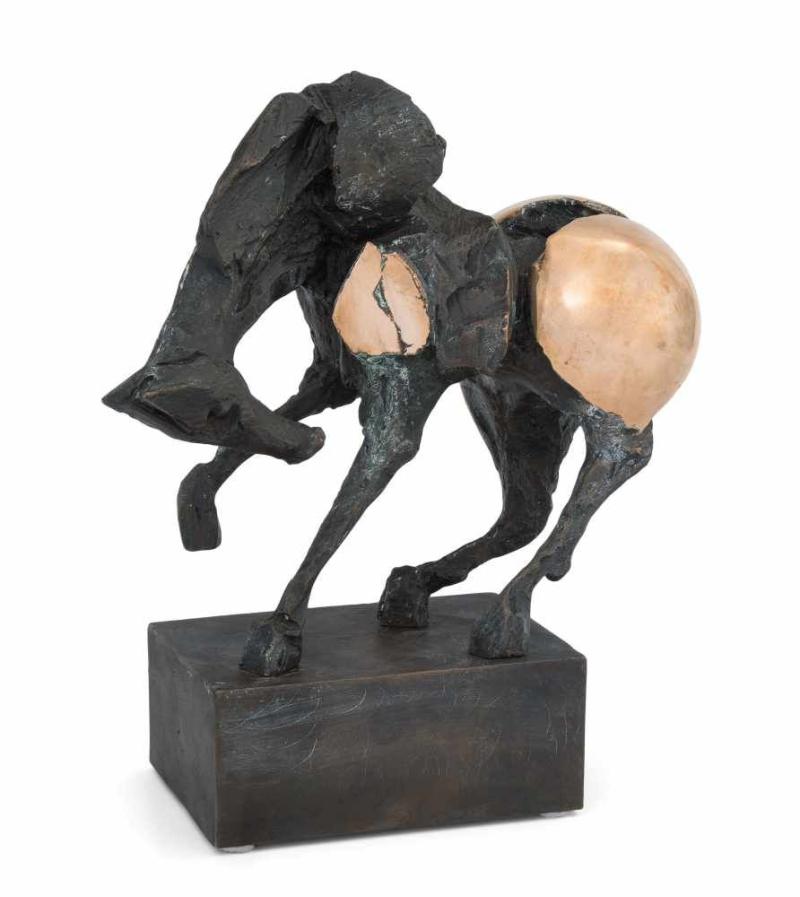 Arnoldi, Nag (Locarno 1928–2017 Lugano) Pferd. Bronze. 13/20. Schätzpreis:	1.800 - 2.500 CHF