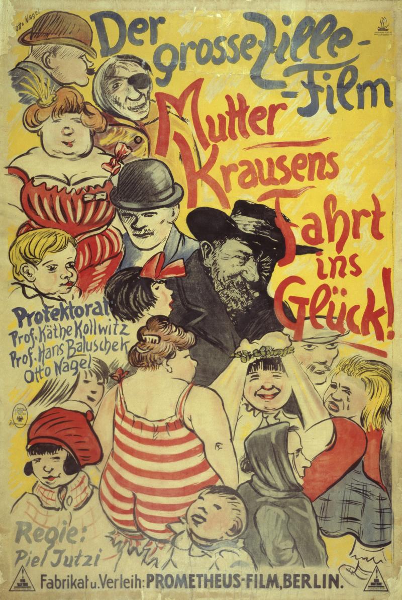 Otto Nagel MUTTER KRAUSENS FAHRT INS GLÜCK 1929 Filmplakat Deutsche Kinemathek – Museum für Film und Fernsehen