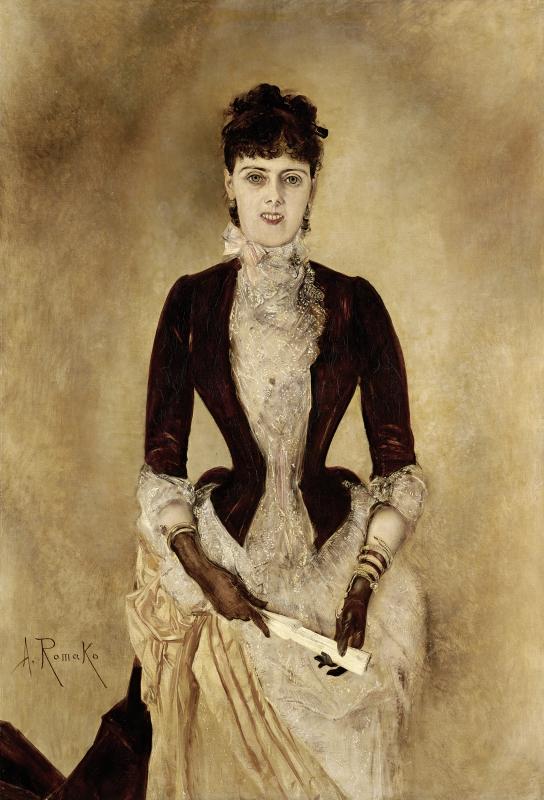 ANTON ROMAKO, Bildnis Isabella Reisser, 1885 © Leopold Museum, Wien