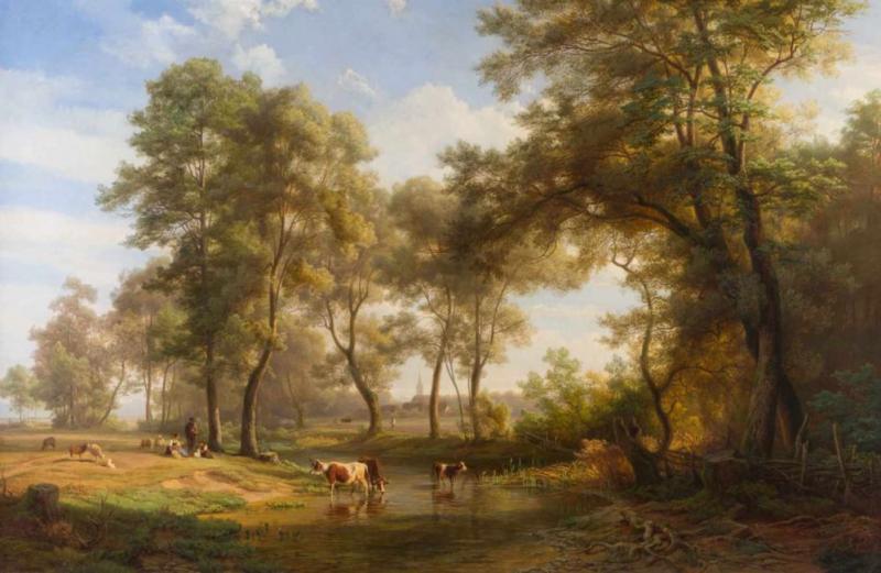 Johannes (Hans) BECKMANN (1809-1882) "Landschaft in Prien am Chiemsee" Mindestpreis:	5.200 EUR