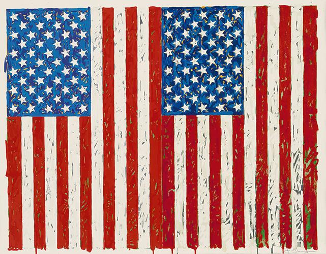 Jasper Johns Flags I (ULAE 128) Estimate $1,000,000–1,500,000