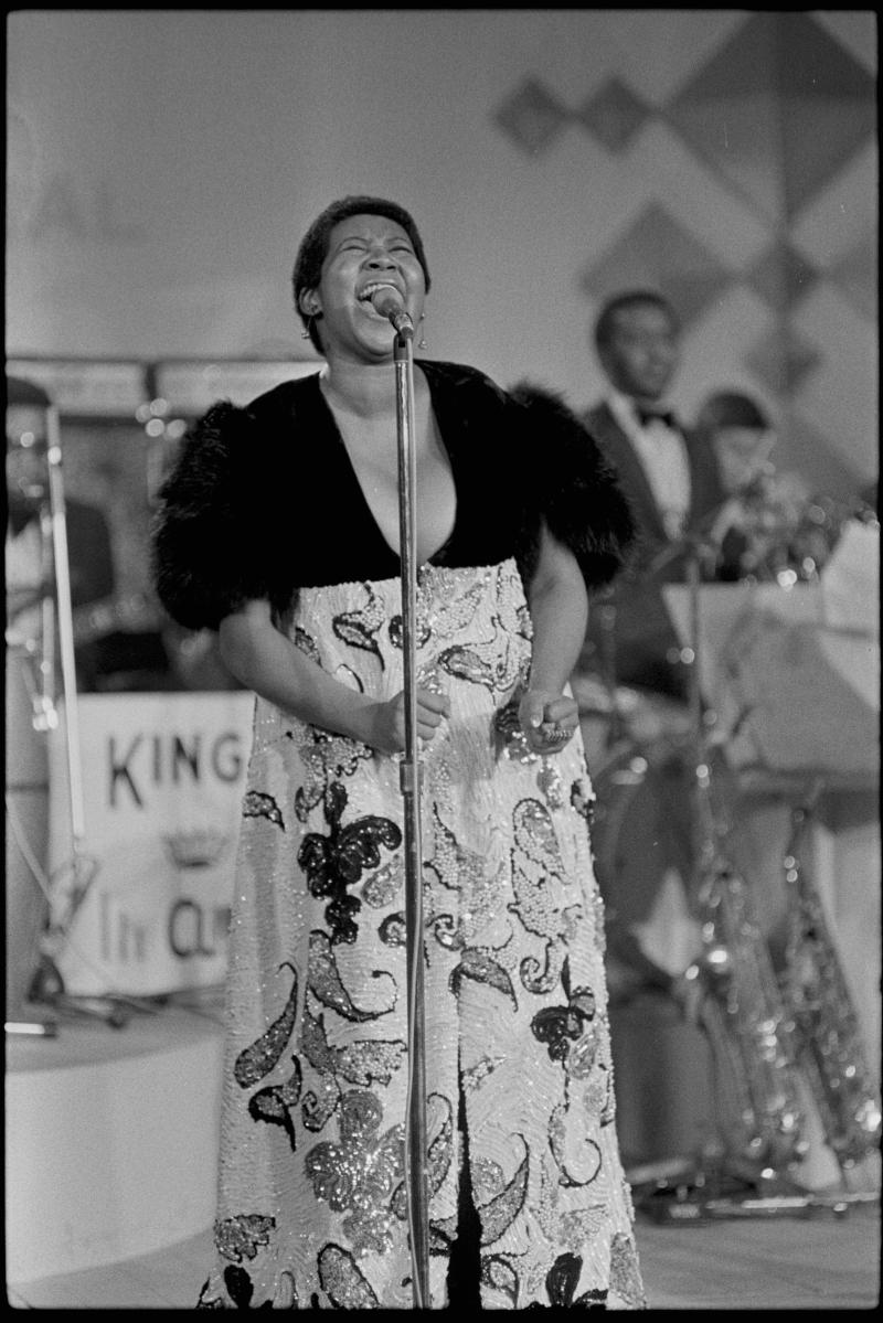 Aretha Franklin, 1971, Montreux. © Schweizerisches Nationalmuseum / ASL