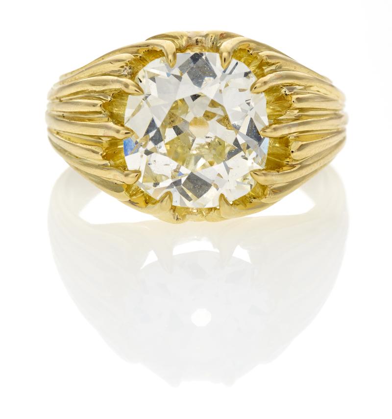 Solitaire-Ring Deutschland, ca. 1880 Gelbgold Diamant ca. 2,9 Karat Schätzpreis: 18.000 – 25.000 Euro