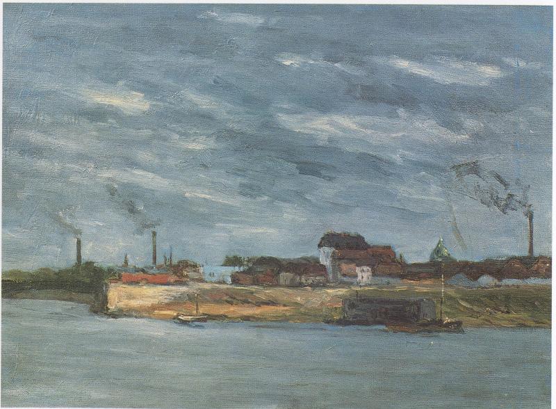 Paul Gauguin (1848- 1903), Le port de Javel, 1876, huile sur toile c_Artcurial