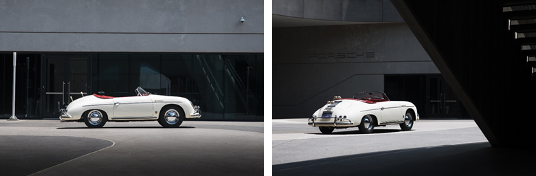 The 1956 Porsche 356 A 1600 S Speedster photographed at the Porsche Experience Center Atlanta (Credit – Matthew Jones © 2018 Courtesy of RM Sotheby’s).