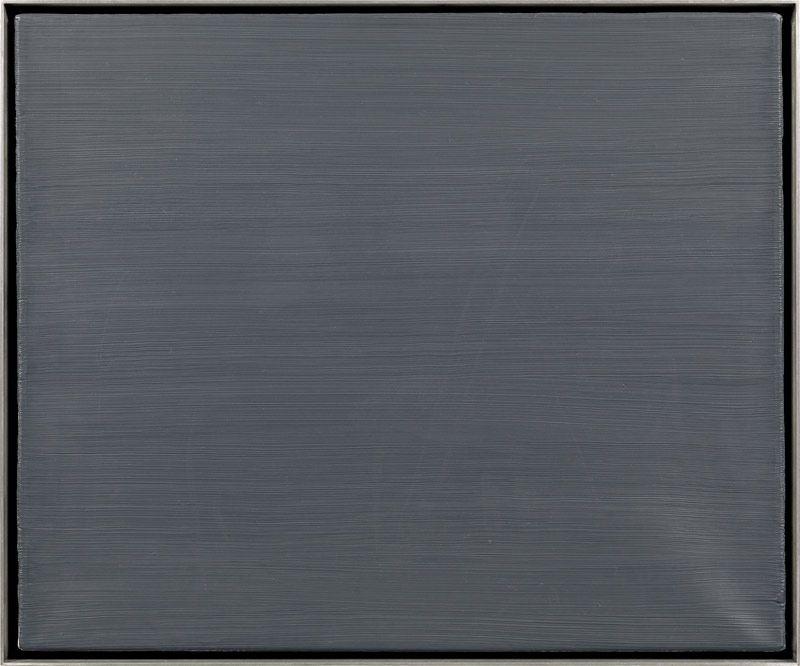 Gerhard Richter*  Grau, 1973 Öl auf Leinwand; gerahmt, 50 x 60 cm Schätzpreis:	170.000 - 250.000 EUR