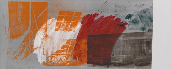 919 ROBERT RAUSCHENBERG County Sweep (Galvanic Suite), 1989. Mischtechnik Schätzung: € 250.000 Ergebnis: € 537.500