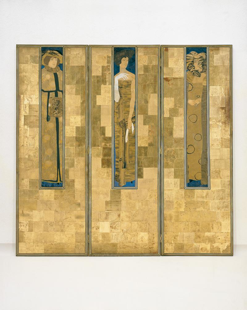 Koloman Moser, Paravent, 1906 Ausführung: Karl Beitel, Therese Trethan © MAK/Georg Mayer