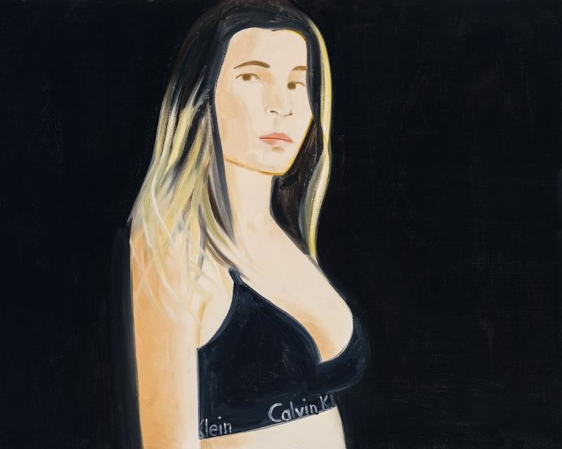 Alex Katz began painting fashion models in the 1980s