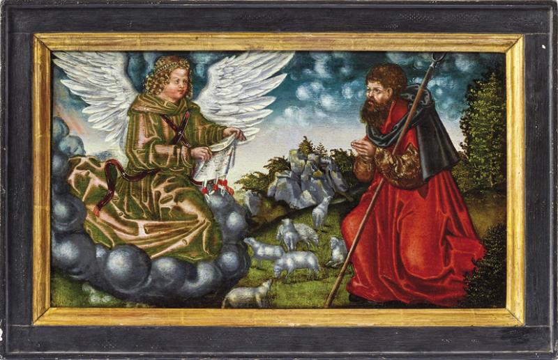 Cranach, Lucas der Ältere - Werkstatt—Verkündigung an Joachim