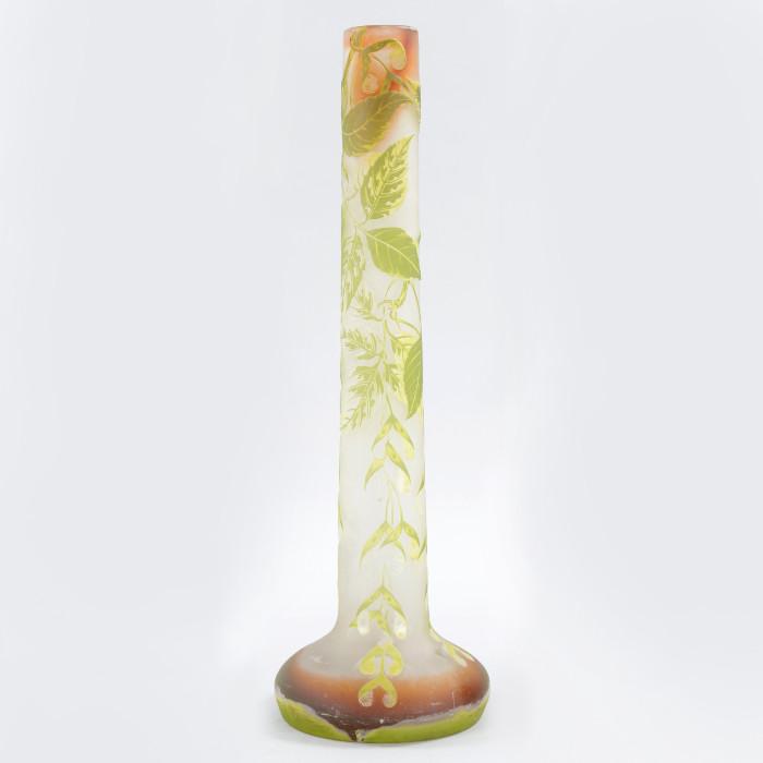 Lot 500 Gr. Jugendstil-Vase Glas, Emile Gallé (Nancy), um 1920 Schätzpreis 1.400,- EUR