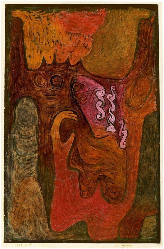 Paul Klee (Münchenbuchsee 1879 – 1940 Muralto bei Locarno) „Dryaden“. 1939 Schätzpreis:	400.000 - 600.000 EUR