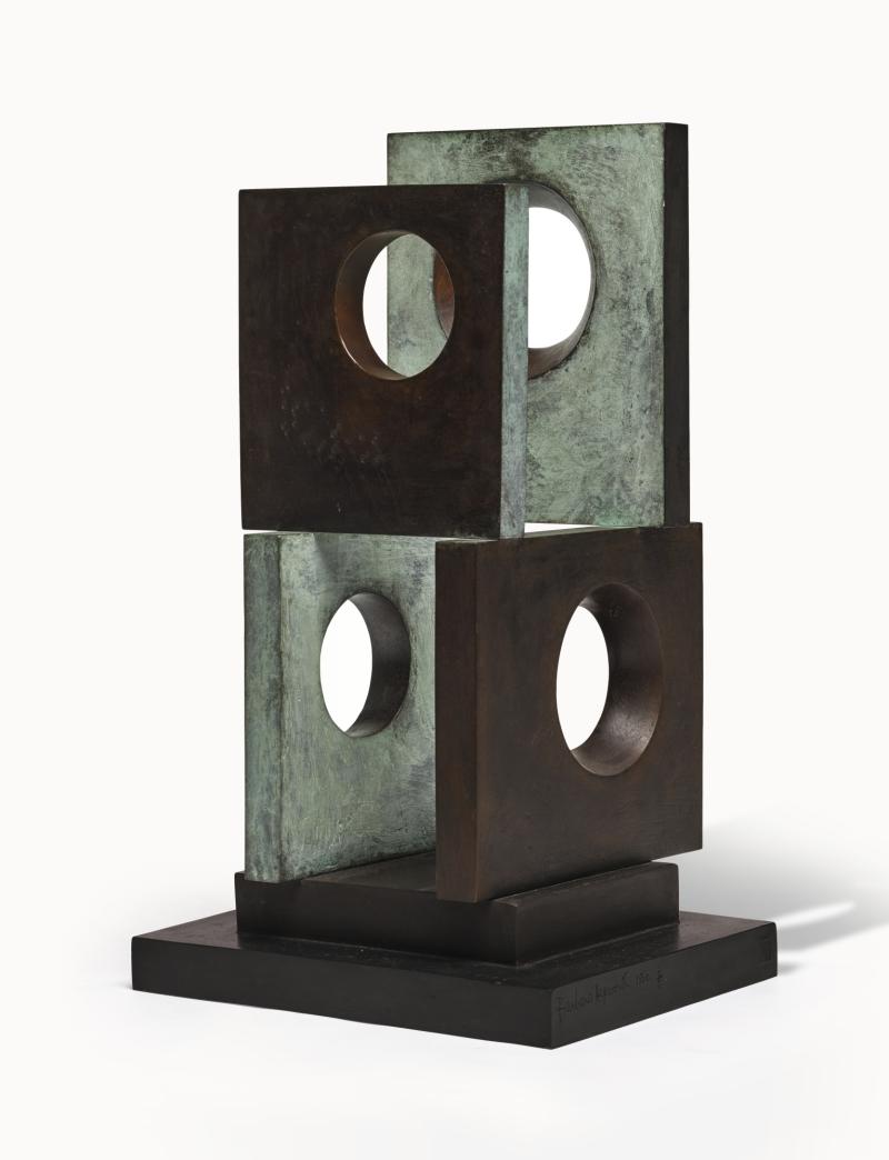 Dame Barbara Hepworth FOUR-SQUARE (FOUR CIRCLES) Estimate     200,000 — 300,000  GBP  LOT SOLD.	287,500 GBP