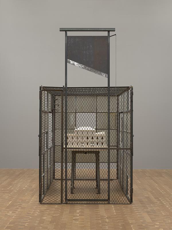 Cell (Choisy), 1990-1993 Marble, metal and glass 306 x 170 x 241 cm  Glenstone Museum, Potomac, Maryland © The Easton Foundation/VAGA New York  c/o Pictoright Amsterdam 2019 Photo: Ron Amstutz