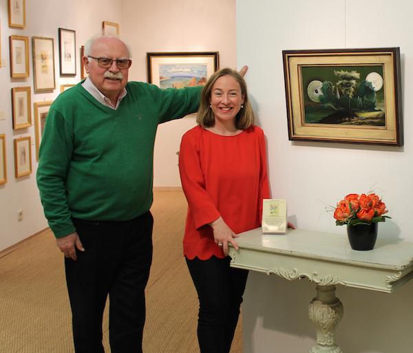 Ein eingespieltes Team: Gemeinsam mit seiner Tochter führt Gernot Rudolf seit 42 Jahren seine Galerien auf Sylt. 2019 ist er nach längerer Pause wieder auf der KUNST&ANTIQUITÄTEN MÜNCHEN mit einem Stand vertreten. Foto: Galerie Rudolf