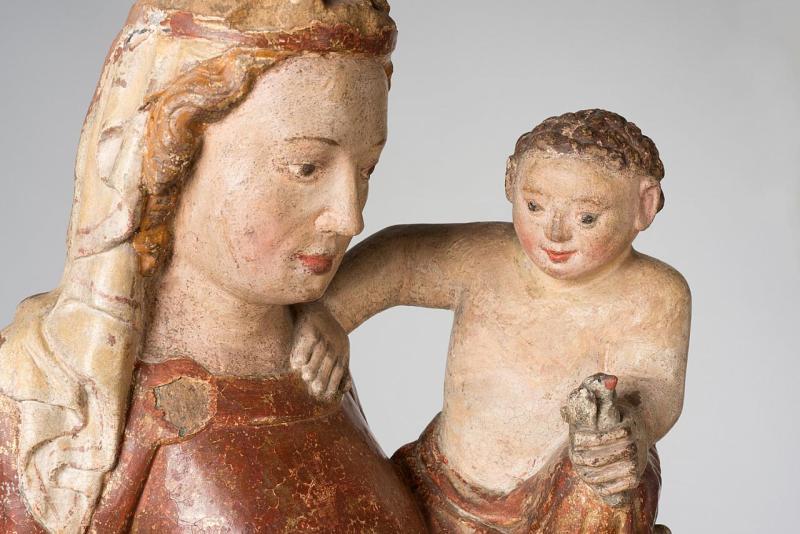 Thernberger Madonna, um 1320. Dom Museum Wien, Leihgabe der Pfarre Thernberg, NÖ. Foto: Deinhardstein, Rastl