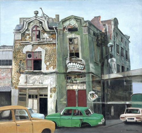 170   Günter Richter "Dentistengasse". 1990. 4.800-6.000 €