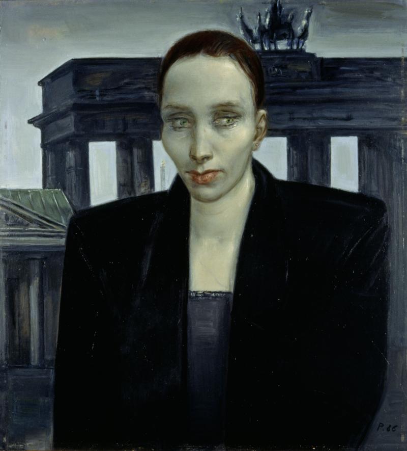 Wolfgang Peuker: A. P., geboren 1949, 1986 Öl auf Hartfaser, 72 x 65 cm Staatliche Museen zu Berlin, Nationalgalerie Foto: bpk | Nationalgalerie, SMB; © VG Bild-Kunst, Bonn 2019