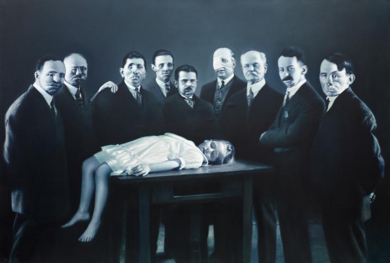 Gottfried Helnwein (1948) Epiphanie III (Darstellung im Tempel) | 1998 | Öl und Acryl auf Leinwand | 210 x 311cm Ergebnis: 154.880 Euro Int. Auktionsrekord*