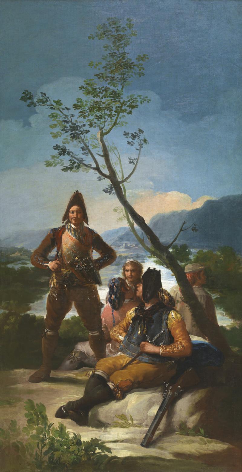 FRANCISCO DE GOYA (1746–1828) Die Tabakzöllner, 1780  Öl auf Leinwand, 262 x 137 cm © Museo Nacional del Prado Photographic Archive, Madrid