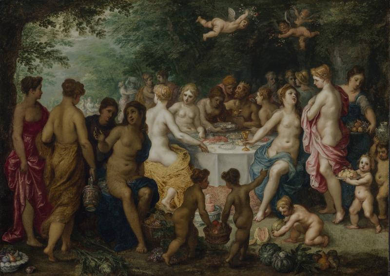 THE WEDDING FEAST OF PELEUS AND TETIS HENDRICK VAN BALEN Arnoldi-Livie