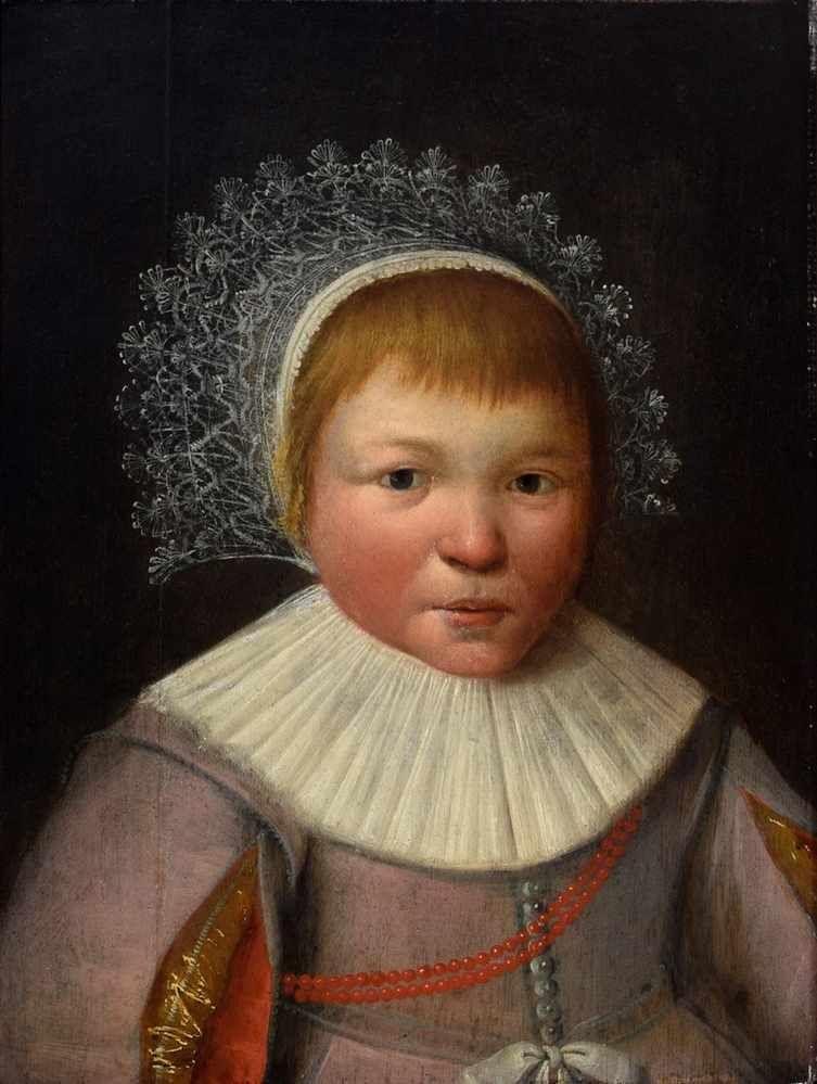 Cuyp, Jacob Gerritsz (1594-1651) zugeschrieben "Portrait eines Kleinkindes", Öl/Holz, 43,5x34cm (m.R. 71,5x61cm) Aufrufpreis:	3.600 EUR