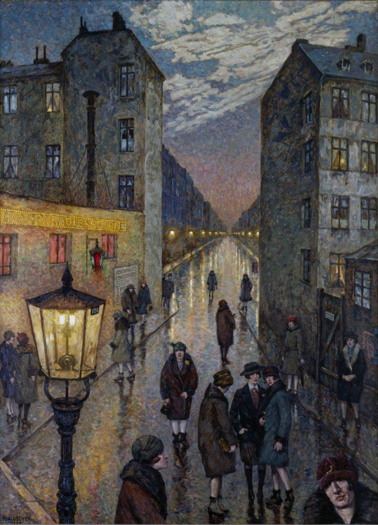 Hans Baluschek Großstadtwinkel, 1929 Öl auf Leinwand © Stiftung Stadtmuseum Berlin/Reproduktion: Gunter Lepkowski, Berlin