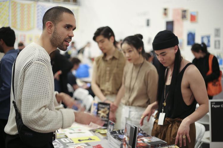 Gerardo Madera at Other Publishing. Photo by Katie Neuhof