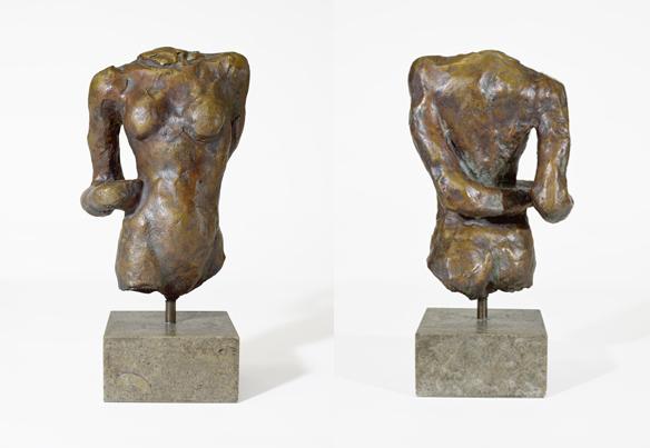 Franz Marc, Frauentorso, 1910, Guss posthum 1969 Bronze, H 24 x B 15,5 x T 12 cm Franz Marc Museum , Kochel am See, Franz Marc Stiftung, Dauerleihgabe der Erbengemeinschaft nach Maria Marc, Foto: collecto.art