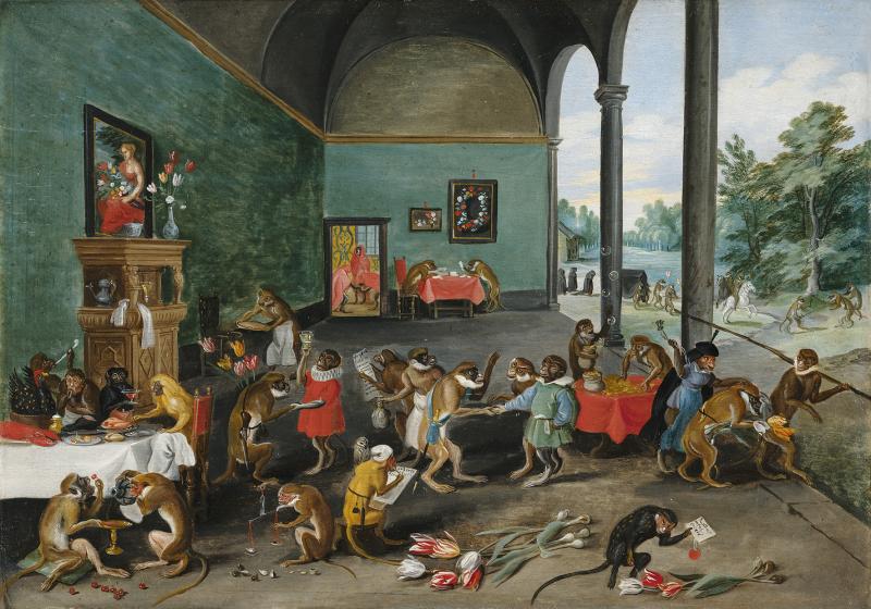 Jan Brueghel II (1601 - 1678) Eine Allegorie der Tulipomanie, Öl auf Holz, 25,5 x 35,5 cm, Schätzwert € 250.000 - 350.000, Auktion Alte Meister 9. Juni 2020