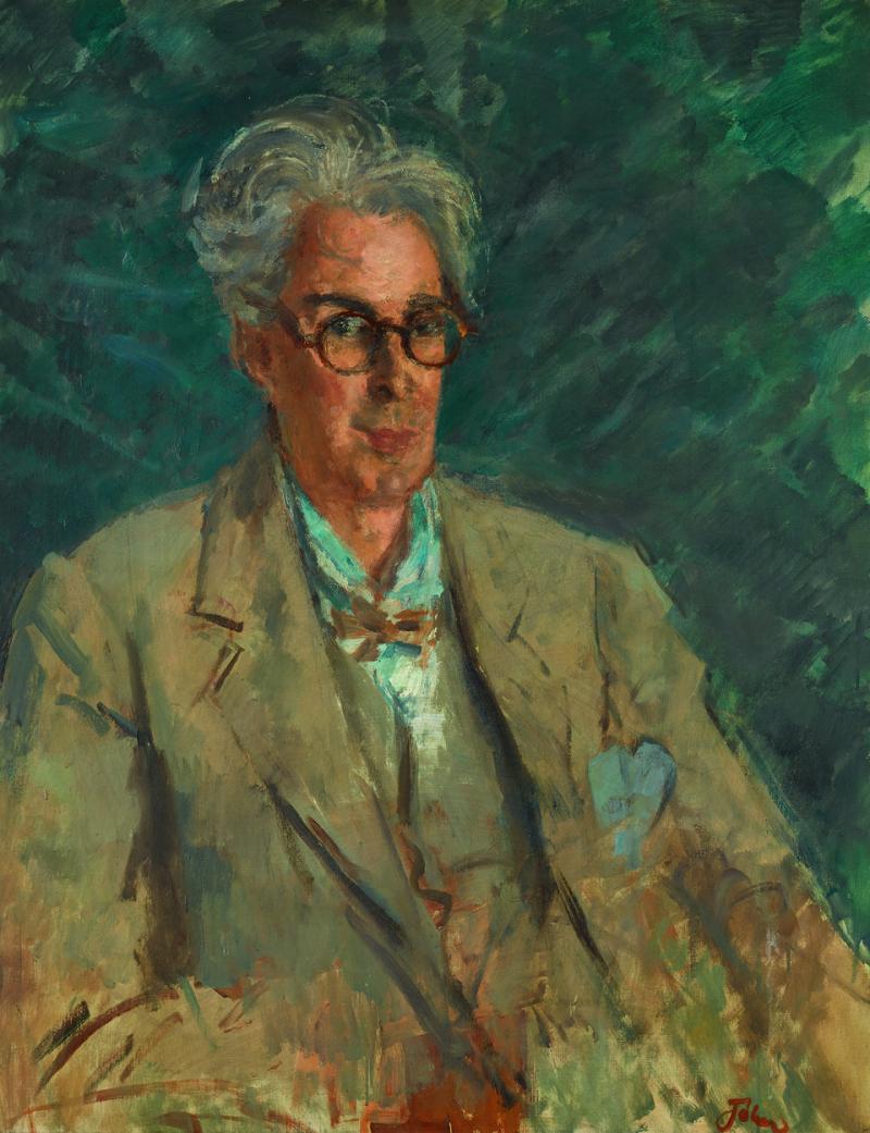 Augustus John, Portrait of W.B. Yeats, oil on canvas, 1930, est. £70,000-100,000 / €79,000-112,000