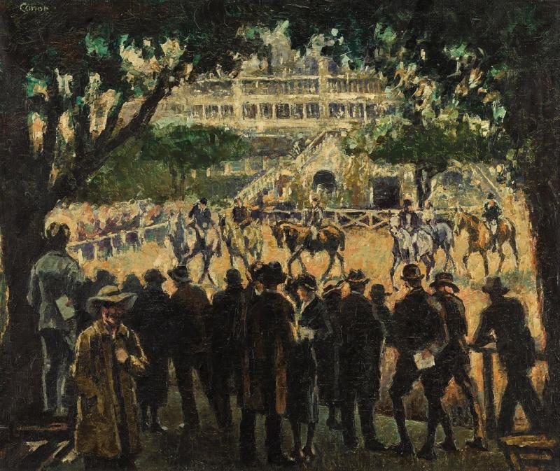 William Conor, The Dublin Horse Show, oil on canvas, est. £80,000-120,000 / €90,000-135,000