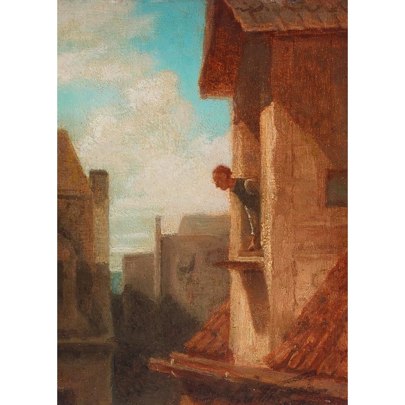 3320 Spitzweg, Carl  1808 München - 1885 ebd. «Der Alte zum Fenster hinaussehend» oder «Der Hypochonder». Limit: 8000,- EUR